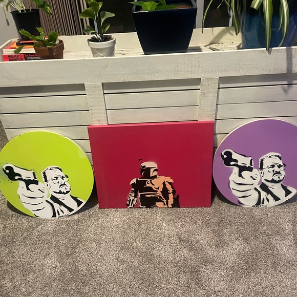 My painting of John Goodman as an Walter Sobchak in The Big Lebowski movie - Picture 5 of 6